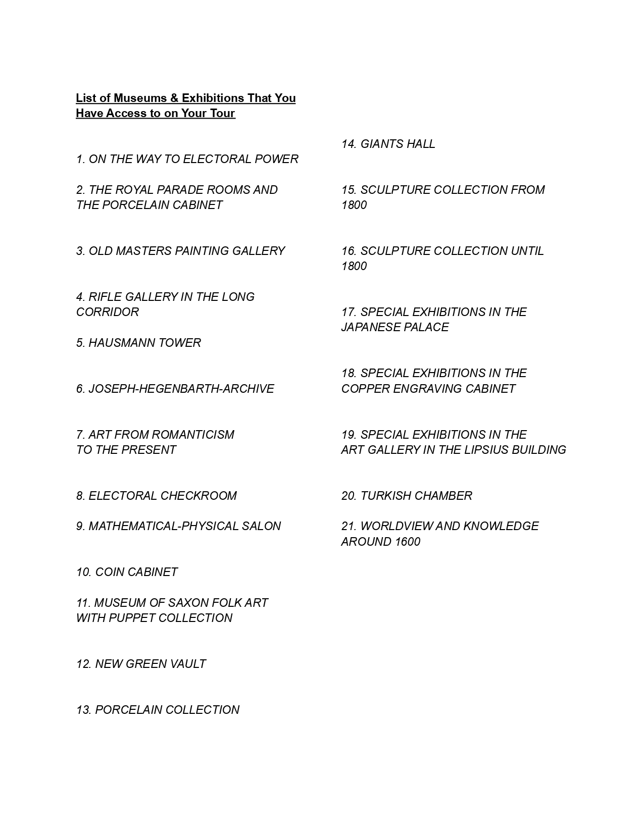 Book Dresden Museum Card Tickets